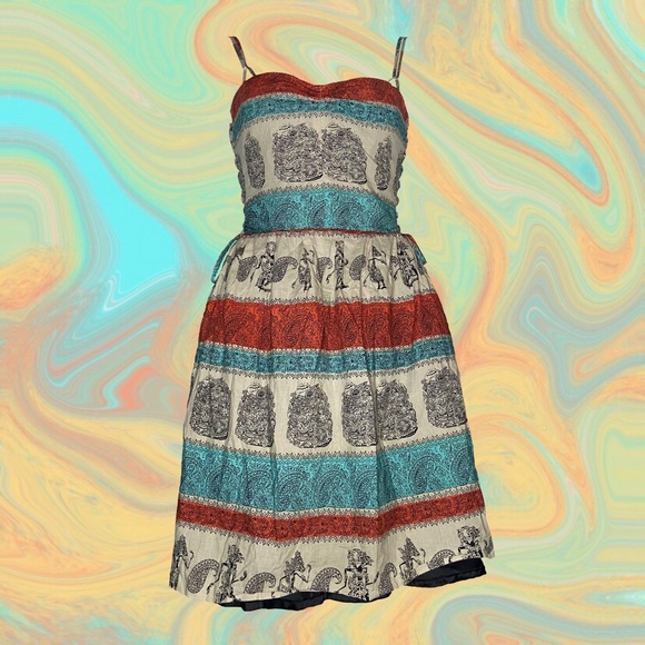 Anthropologie Dresses & Skirts - Anthro®Festival Dress Lace-up Sides